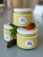 CRAZY GOOD CORIANDER YOGHURT & LIME DRESSING w/ jalapeno & garlic - 300ml