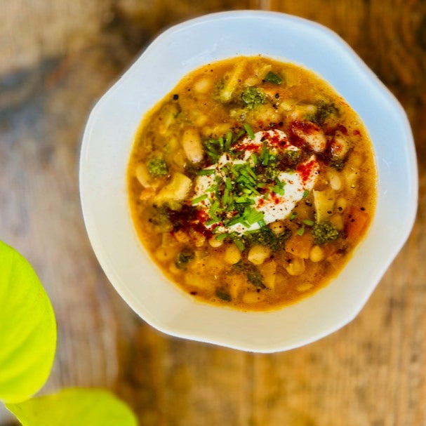 TUSCAN CANNELLINI BEAN SOUP w/ garlic, lemon & paprika -700ml - vegan
