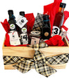 LARGE DELUXE ALL THE THINGS GIFT BOX- 7 ITEMS - A NO.1 CLASSIC DRESSING, NO.3 VIET DAMMMN! DRESSING/ MARINADE, NO. 4 SMOKY BBQ SAUCE, N0.5 POPPYSEED & ORANGE VINAIGRETTE,SPICED GRAIN MUSTARD, LARA'S GLAM HAM GLAZE, EPIC GREEN HERBY SAUCE