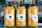Jars filled with vegan Kumara, Carrot & Cardamom Soup with ginger and orange, showcasing a delightful blend of sweet potato, carrot, cardamom, ginger, and orange flavors, perfect for a nourishing meal